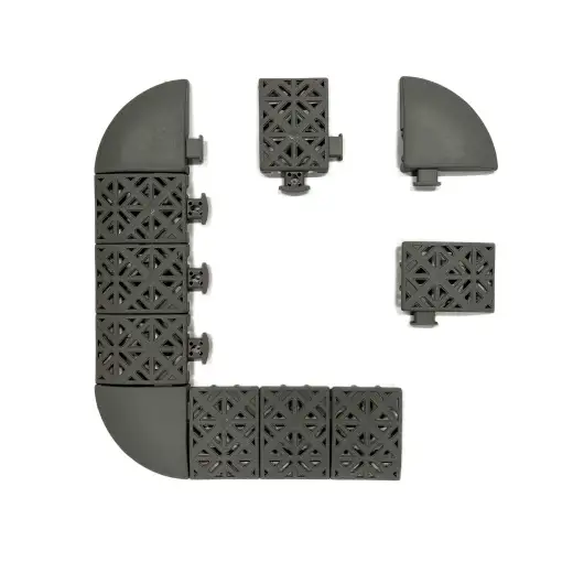 Окантовочные модули для модульных покрытий PLASTIC, SOFT и SUPERSOFT